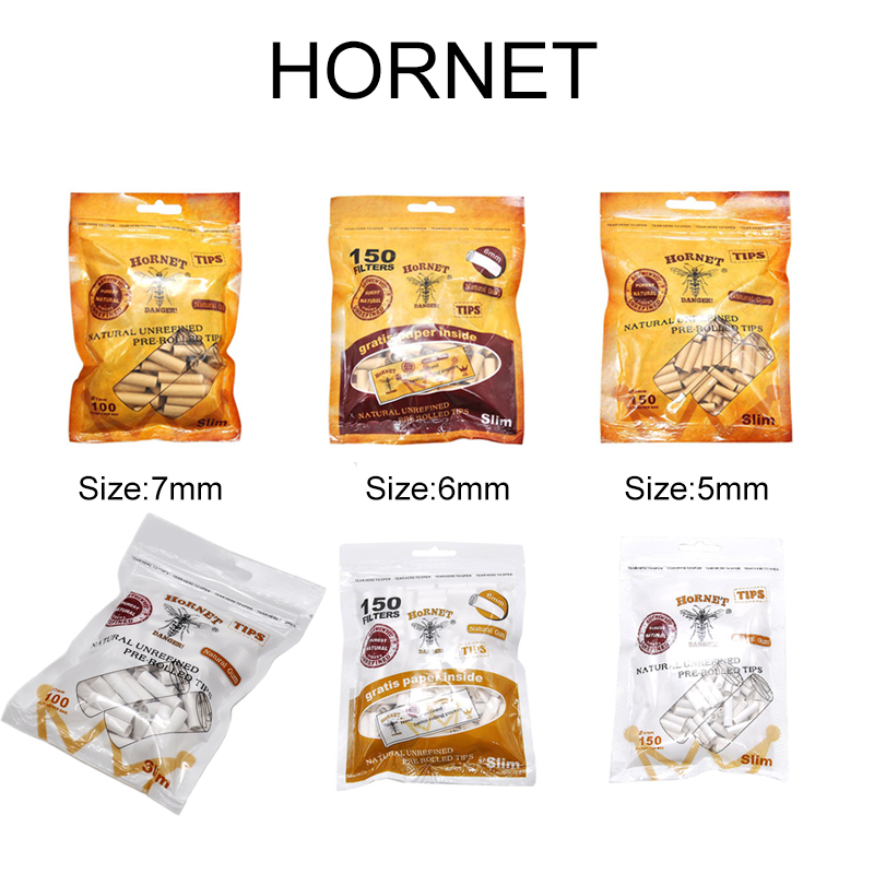 Dry Herb Vaping Accessories - HORNET DANGER Doğal 5MM/6MM/7MM İnce Sigara