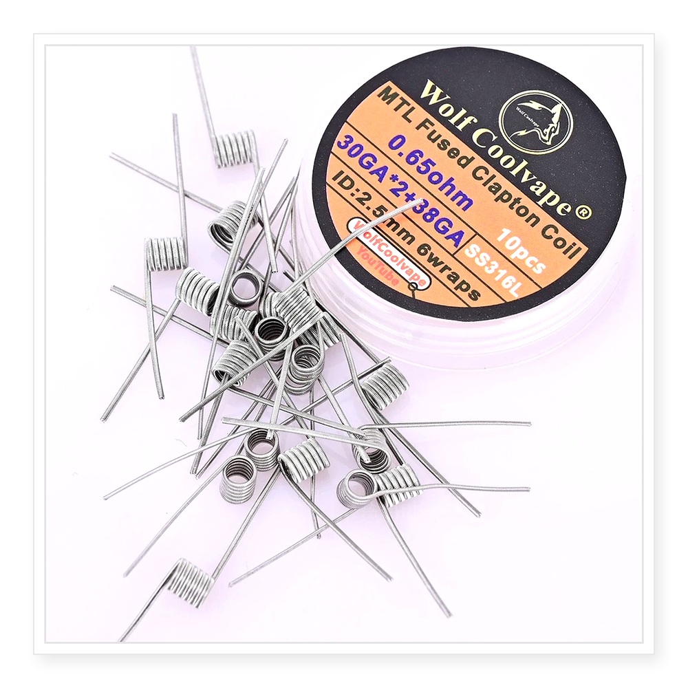 10 adet Wolfcoolvape MTL Fused - Vape Coil Replacement incelemesi ve fiyatı