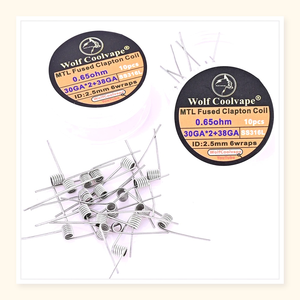 10 adet Wolfcoolvape MTL Fused - Vape Coil Replacement incelemesi ve fiyatı