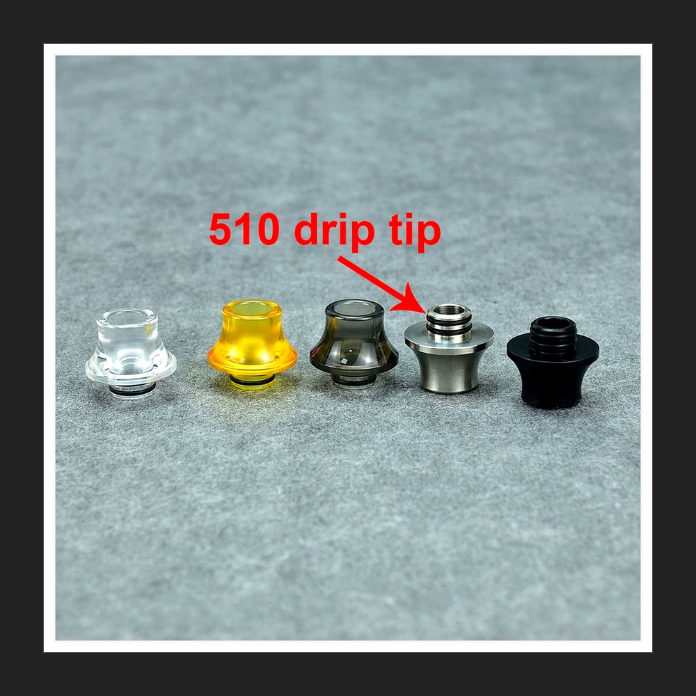 Taifun GT5, G4, GTR RTA için R - Drip Tip Resin incelemesi ve fiyatı