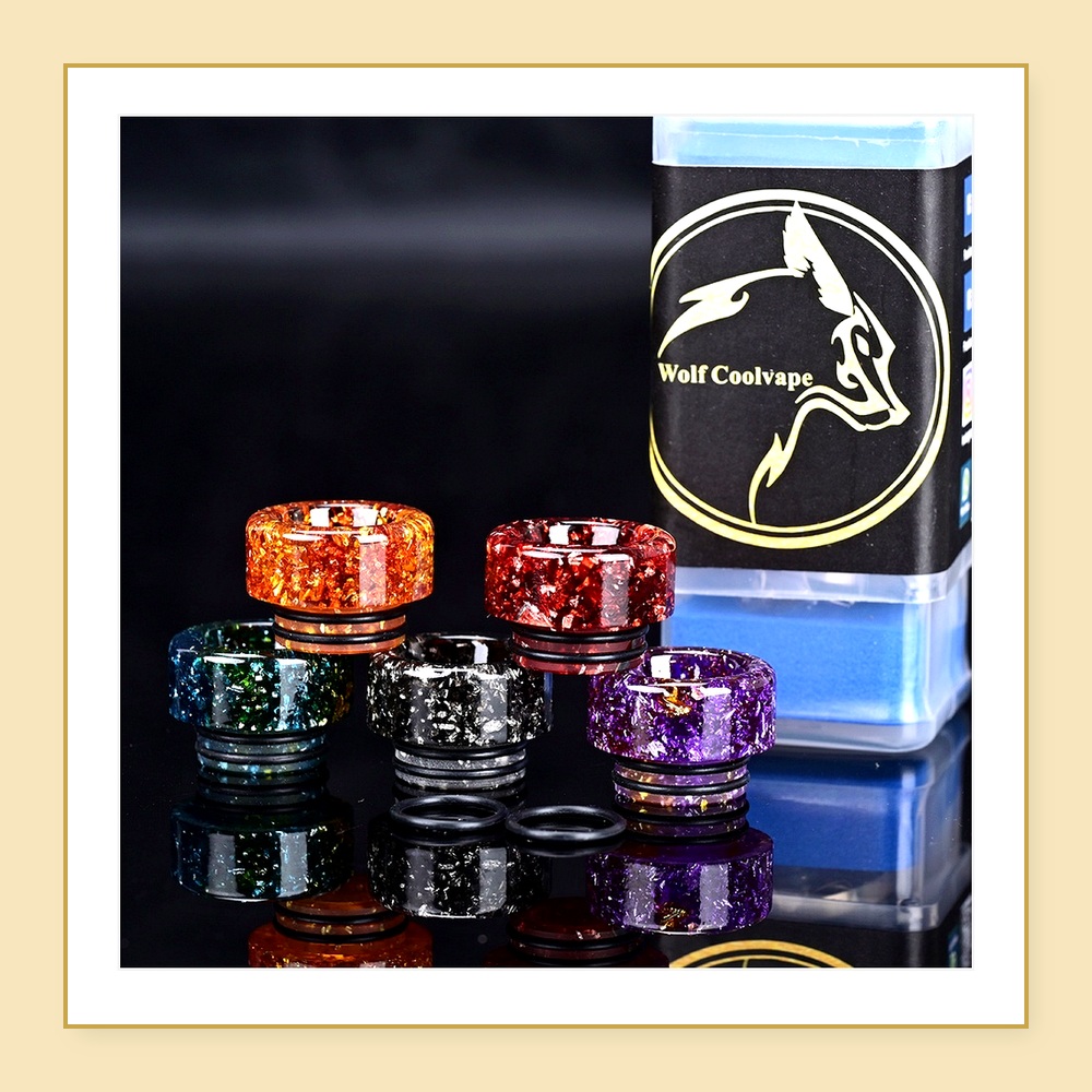 5 adet Wolfcoolvape 810 Drip T - Drip Tip Resin incelemesi ve fiyatı