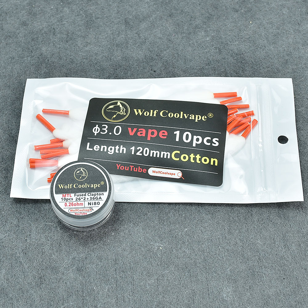 Wolfcoolvape ön inşa ısıtma te - Vape Coil Replacement incelemesi ve fiyatı